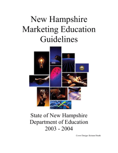 New Hampshire Marketing Education Guidelines