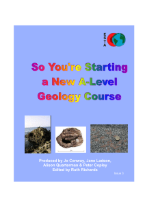 UNIT AS GL2a OR GL2b - Earth Science Teachers` Association