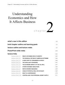 Chapter 02 - Understanding Economics and How It Affects Business
