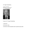 Curriculum vitae - Jürgen Schwietering