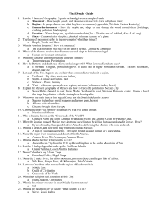 Final Study Guide