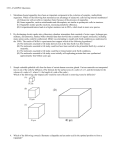 CH 1-4 SAMPLE Questions Membrane