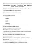 Worksheet: Chapter 34 Test Review