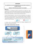 Concept paper The establishment of environmental public