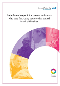 CAMHS Info Pack - Somerset Carers Network