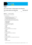 Unit 1: Area of study 1—Nuclear physics and radioactivity