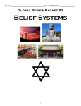 Name: ____ Class Period: Global Review Packet #2 Belief Systems