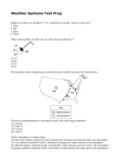 Weather Systems Test Prep