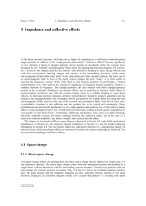 4 Impedance and collective effects