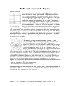 Transverse Mercator Projection