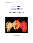Section 2 - Thermal Physics
