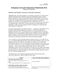 Assessment Analysis from Canadian Curricula