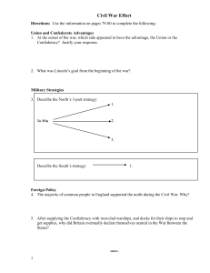 Causes of the Civil War