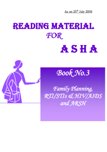 ASHA Book No3 - NRHM Manipur