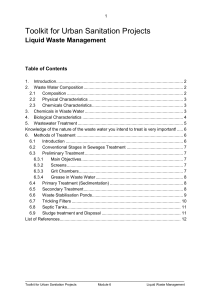 1. Liquid Waste Management