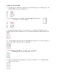 Sample problems