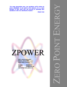 Zero Point Energy