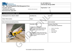 Plant and Equipment Risk Management Form