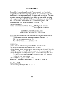 HEMOGLOBIN