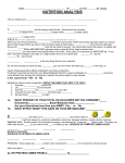 Nutrition Analysis Packet File