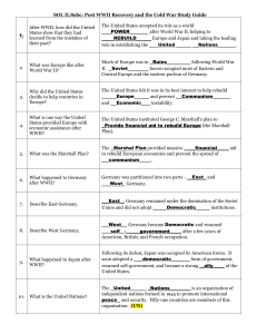 Cold War Study guide