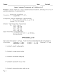 Determining Density through graphing