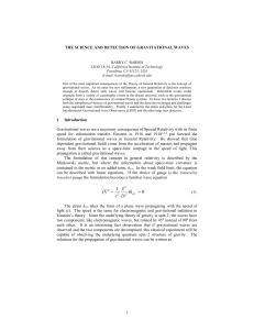 the science and detection of gravitational waves - LIGO