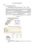 Unit 4 - Chemical Equilibrium