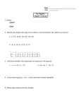 Pre-Algebra - Chapter 8 Test