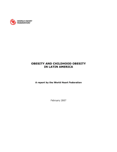 Obesity and children obesity in Latin America