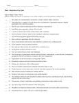 Plant Adaptation Pop Quiz