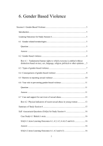 Session 6 Gender