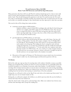 Week 8 Lab: SNP Detection, SNP Discussion