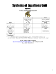 algebra 2 – unit 1 - Mrs. Dolezal`s Page