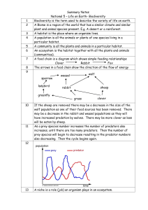 Section 1 Summary Notes