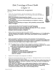 Chapter 19 Homework questions KEY