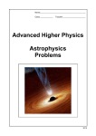 005 Astrophysics problems