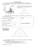 Normal Distributions