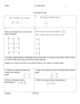 WCPS 6th Grade Math 1 6th Grade Pre