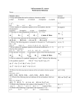 Answers – Mathematical Relations