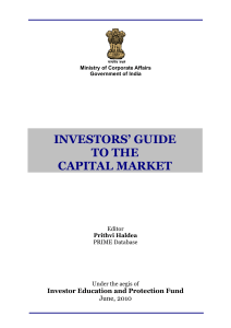 role of capital market