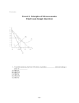 Final Exam Sample Questions