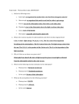 Study Guide – Photosynthesis Quiz ANSWER KEY Define the