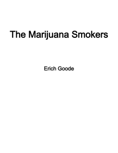 The Marijuana Smokers