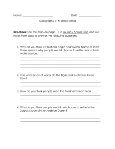 JAT Geography of Mesopotamia - Hewlett