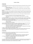 Chemistry Syllabus