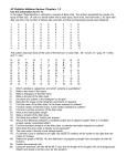 AP Statistics Midterm Review Chapters 1-2