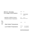 SIRIUS Contactors in Extreme Ambient Temperatures