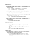 Kinds of Sentences Study Guide
