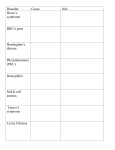 Disorder assignment